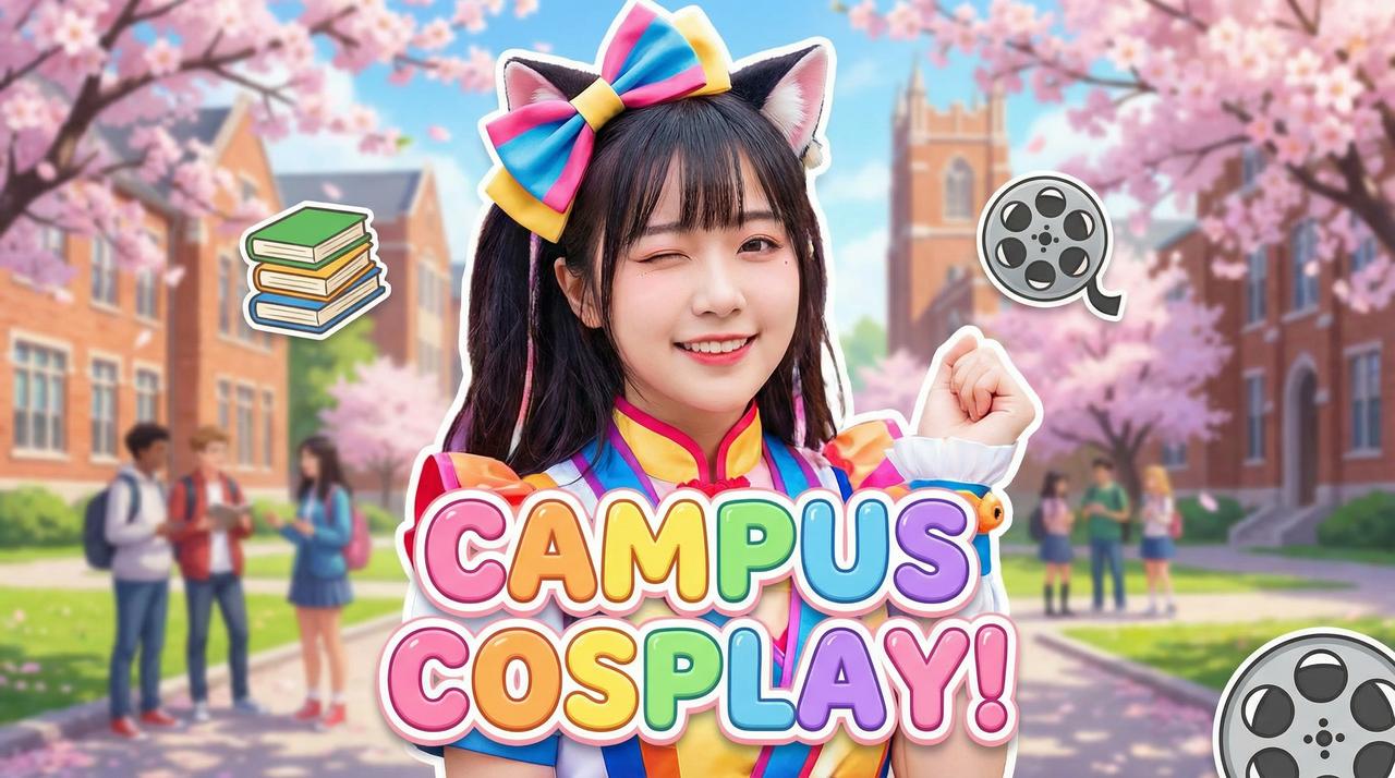 小欣奈 - 叛逆女孩二次元cosplay传媒演示